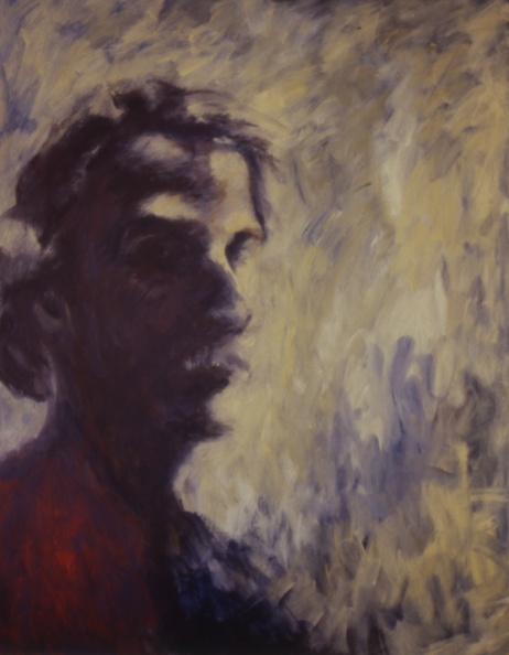 (T0003) Autoportrait 2, 1986, acrylique sur toile, 92 x 73 cm.jpg