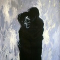(T0004) Couple, 1986, acrylique sur toile, 146 x 114 cm