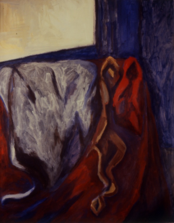 (T0007) Élément, 1986, acrylique sur toile, 95 x 73 cm (33546 visites) (T0007) Élément, 1986, acrylique sur toile, 95 x 73 cm