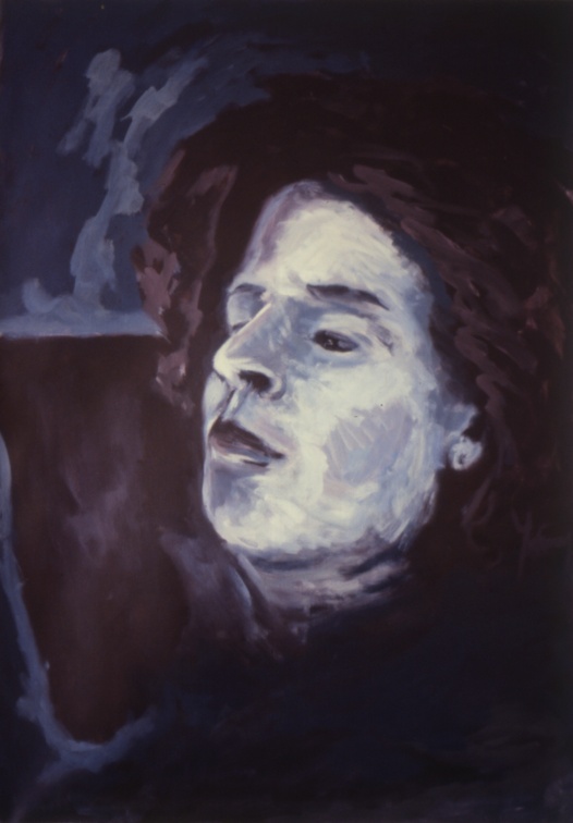 (T0042) Sylvie, 1986, acrylique sur toile, 95 x 65 cm (14728 visites) (T0042) Sylvie, 1986, acrylique sur toile, 95 x 65 cm