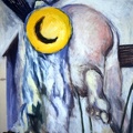 (T0057) Cirque 10, 1987, acrylique sur toile, 93 x 65 cm