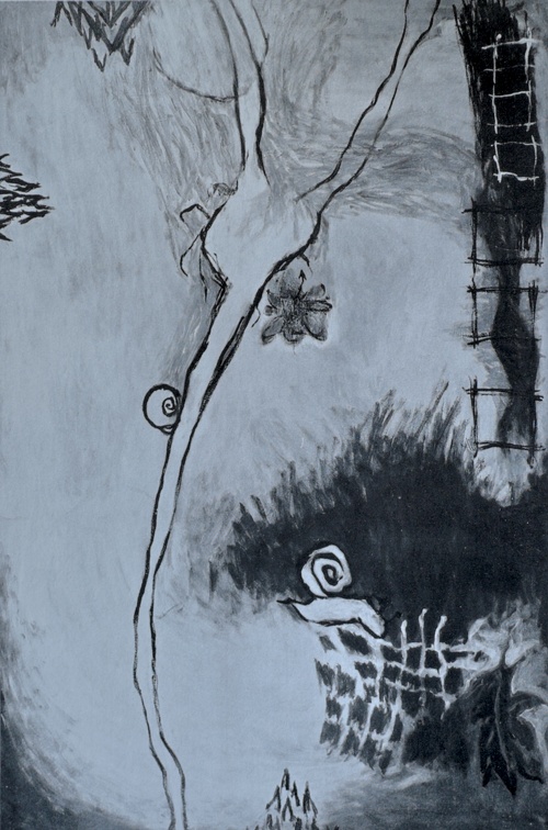 (T0094) Cotes, 1988, acrylique sur toile, 195 x 130 cm (3362 visites) (T0094) Cotes, 1988, acrylique sur toile, 195 x 130 cm