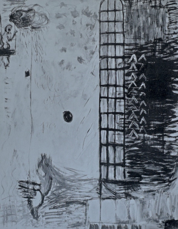 (T0103) Feu, 1988, acrylique sur toile, 146 x 114 cm (2738 visites) (T0103) Feu, 1988, acrylique sur toile, 146 x 114 cm