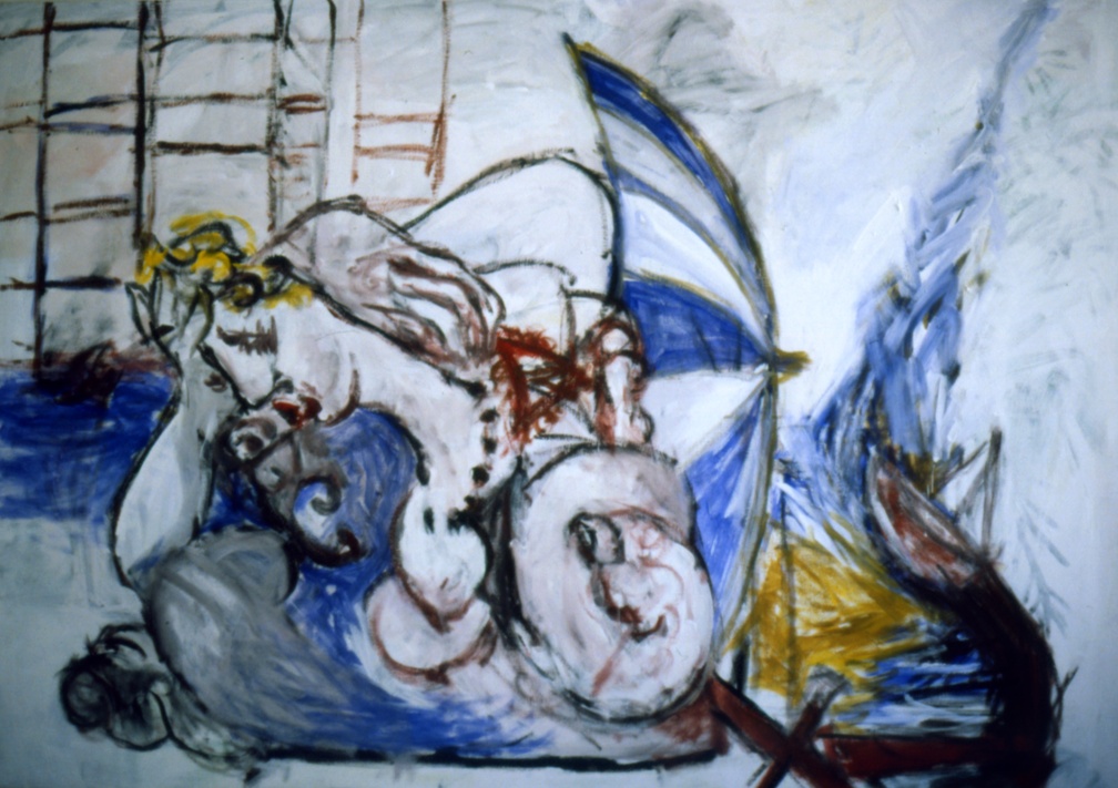 (T0109) Marine, 1988, acrylique sur toile, 114 x 162 cm (3293 visites) (T0109) Marine, 1988, acrylique sur toile, 114 x 162 cm