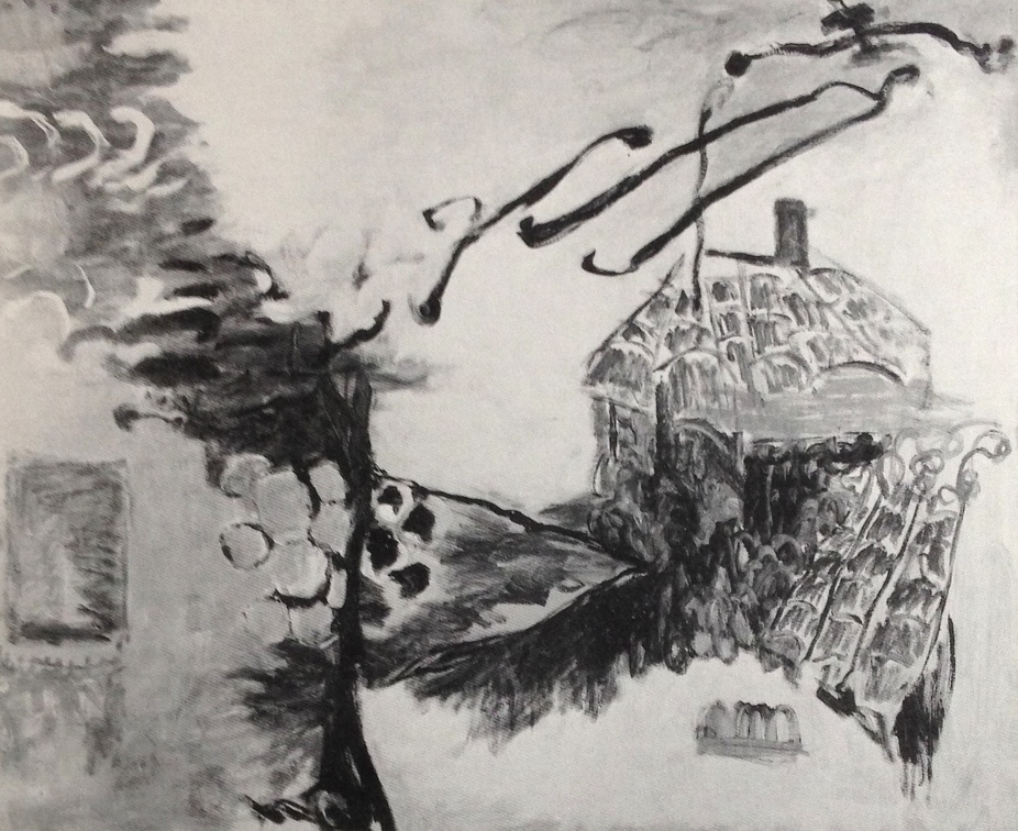 (T0115) Orage, 1988, acrylique sur toile, 130 x 162 cm