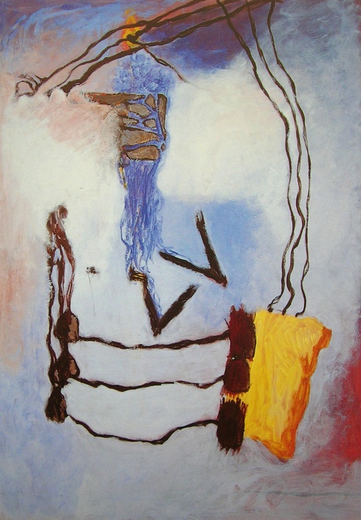 (T0127) Lyre, 1989, acrylique sur toile, 162 x 114 cm (33255 visites) (T0127) Lyre, 1989, acrylique sur toile, 162 x 114 cm