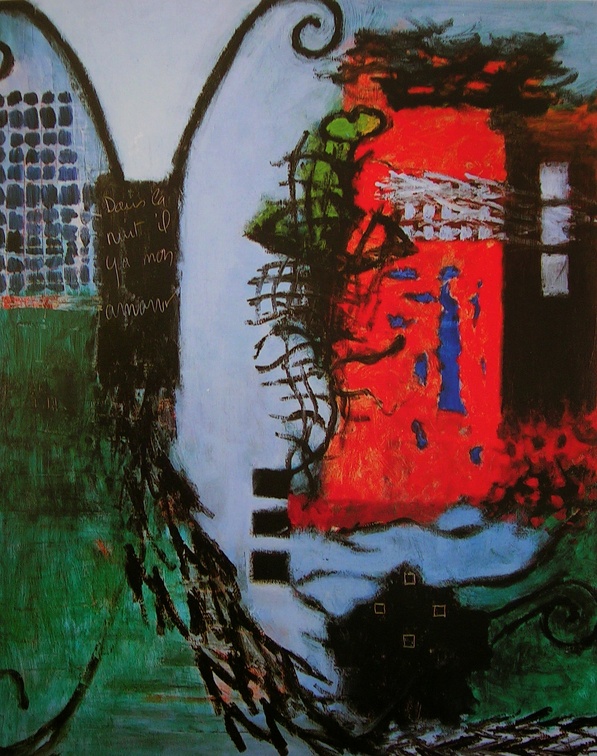 (T0128) Nocturne, 1989, acrylique sur toile, 162 x 140 cm (32345 visites) (T0128) Nocturne, 1989, acrylique sur toile, 162 x 140 cm