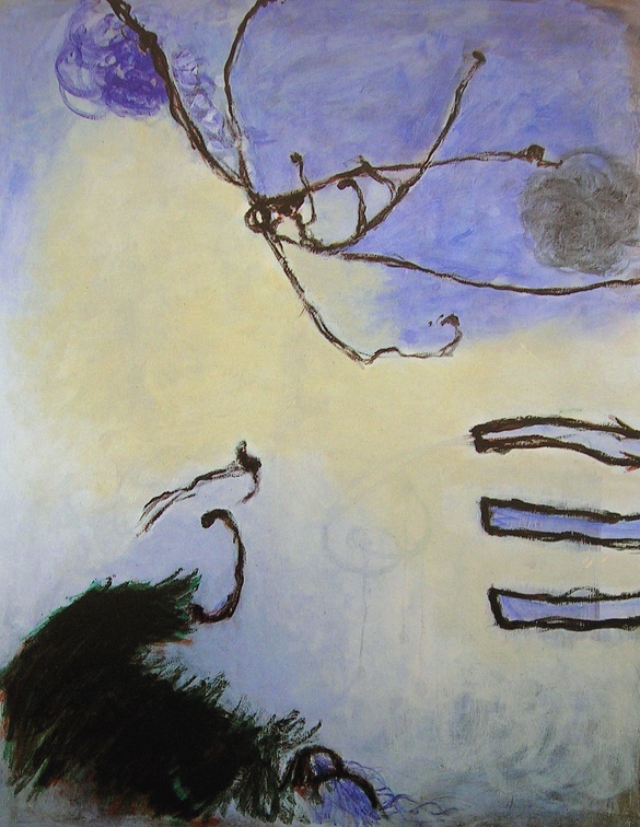 (T0137) Vent du nord, 1989, acrylique sur toile, 146 x 114 cm (33269 visites) (T0137) Vent du nord, 1989, acrylique sur toile, 146 x 114 cm