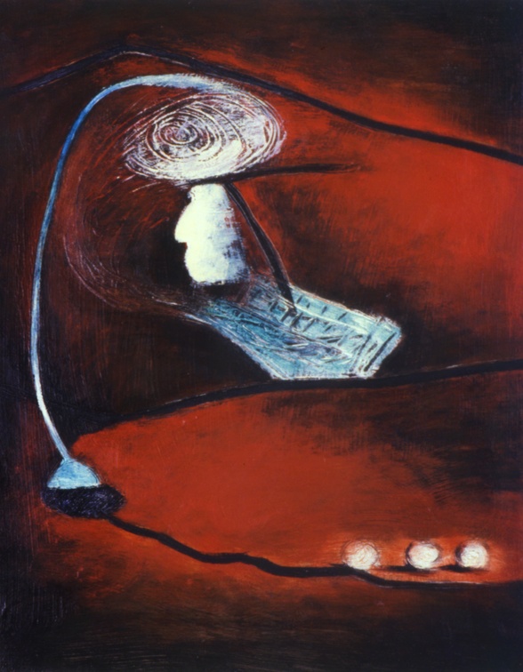 (T0174) Suite Somalie 15, 1990, acrylique sur toile, 92 x 65 cm (3034 visites) (T0174) Suite Somalie 15, 1990, acrylique sur toile, 92 x 65 cm