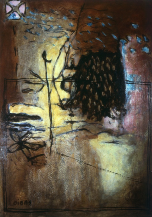 (T0172) Suite Somalie 13, 1990, acrylique sur toile, 61 x 46 cm (3410 visites) (T0172) Suite Somalie 13, 1990, acrylique sur toile, 61 x 46 cm