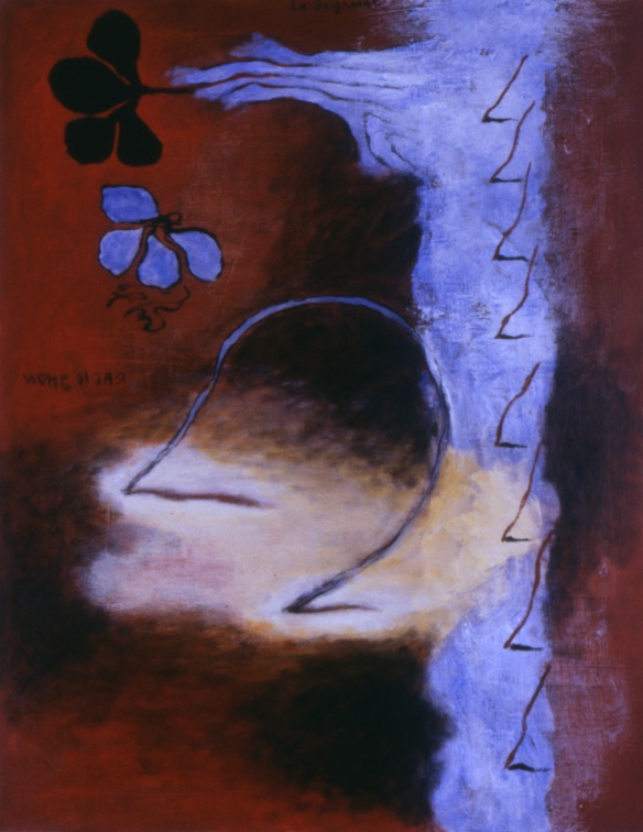 (T0171) Suite Somalie 12, 1990, acrylique sur toile, 61 x 46 cm (3138 visites) (T0171) Suite Somalie 12, 1990, acrylique sur toile, 61 x 46 cm