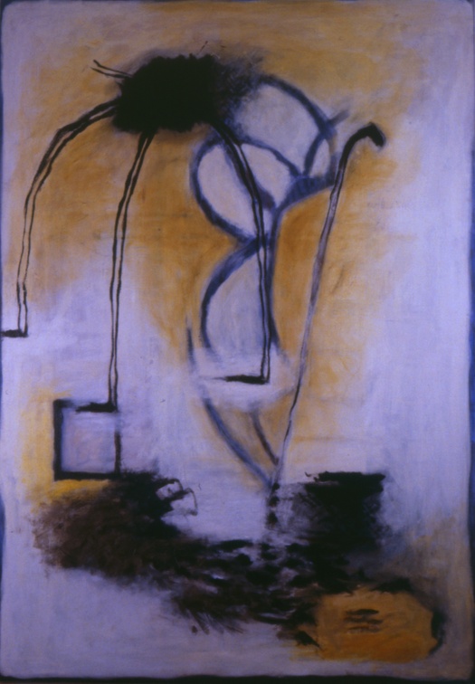 (T0150) Mosaïque 4, 1990, acrylique sur toile, 195 x 130 cm (9599 visites) (T0150) Mosaïque 4, 1990, acrylique sur toile, 195 x 130 cm