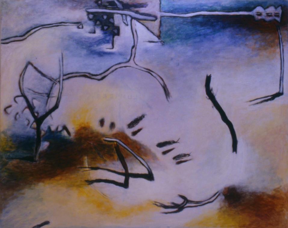(T0148) Mosaïque 2, 1990, acrylique sur toile, 130 x 162 cm (7607 visites) (T0148) Mosaïque 2, 1990, acrylique sur toile, 130 x 162 cm