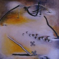 (T0147) Mosaïque, 1990, acrylique sur toile, 162 x 130 cm