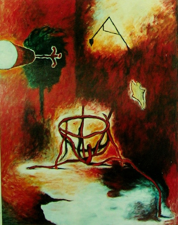 (T0194) Salomé, 1991, acrylique sur toile, 146 x 114 cm (28020 visites) (T0194) Salomé, 1991, acrylique sur toile, 146 x 114 cm