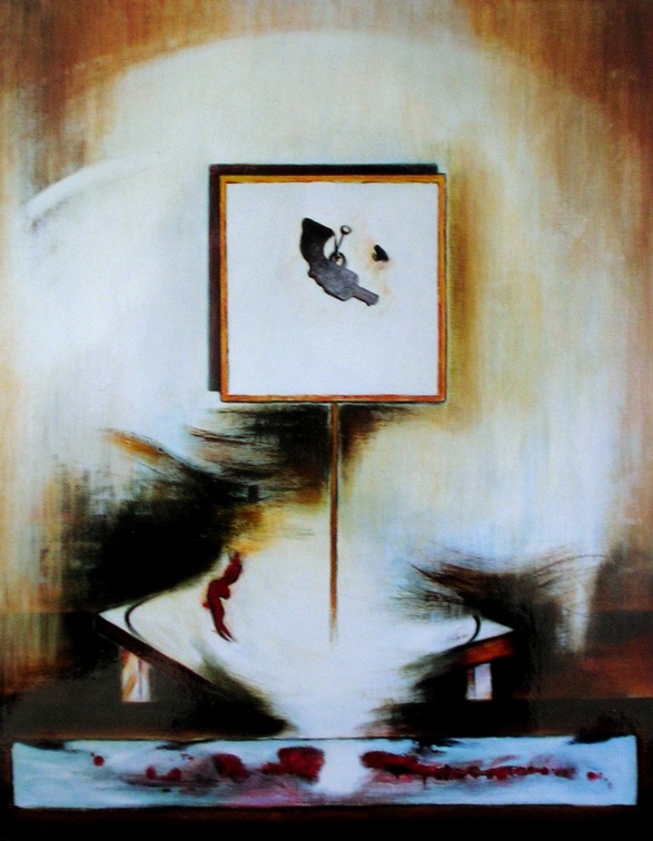 (T0201) Colt, 1992, acrylique sur toile, 146 x 114 cm (22305 visites) (T0201) Colt, 1992, acrylique sur toile, 146 x 114 cm