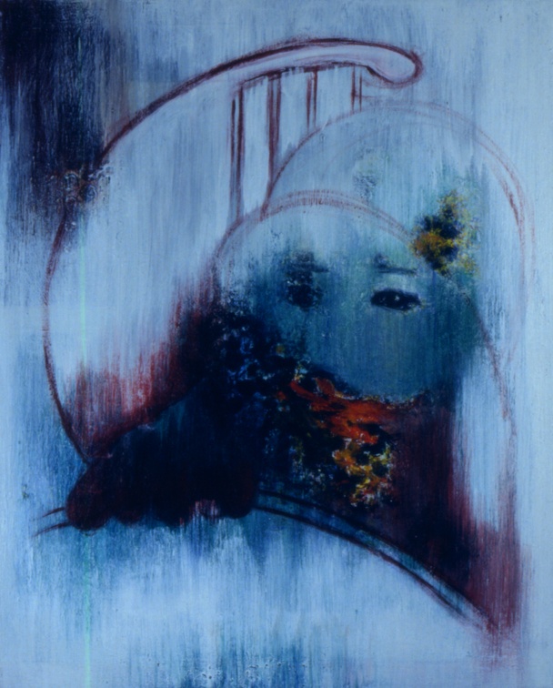 (T0216) Portrait 2 (Sylvie), 1992, acrylique sur toile, 46 x 38 cm (2808 visites) (T0216) Portrait 2 (Sylvie), 1992, acrylique sur toile, 46 x 38 cm