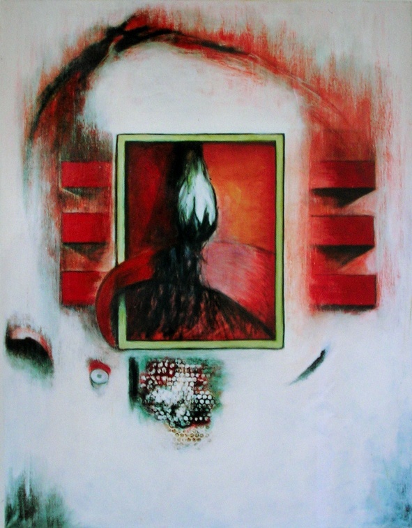 (T0221) Asperge, 1993, acrylique sur toile, 146 x 114 cm (22673 visites) (T0221) Asperge, 1993, acrylique sur toile, 146 x 114 cm
