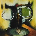 (T0223) Binocle, 1993, acrylique sur toile, 146 x 114 cm