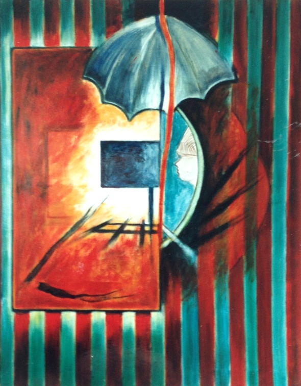 (T0232) Passion, 1993, acrylique sur toile, 110 x 97 cm (17601 visites) (T0232) Passion, 1993, acrylique sur toile, 110 x 97 cm