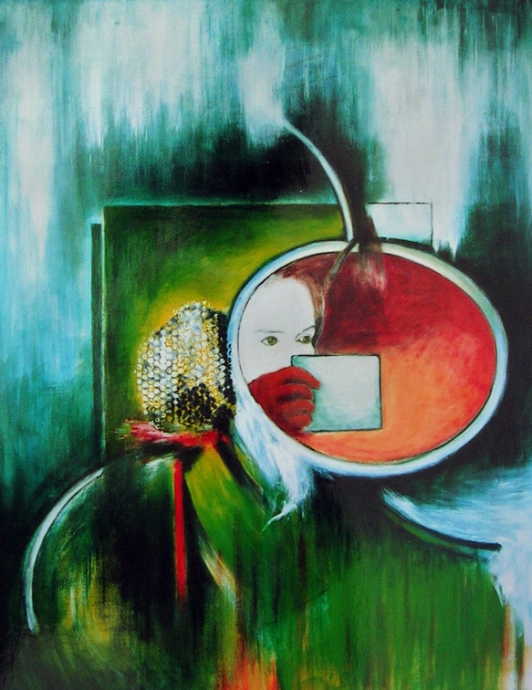 (T0235) Portrait (Dominique), 1993, acrylique sur toile, 146 x 114 cm (23197 visites) (T0235) Portrait (Dominique), 1993, acrylique sur toile, 146 x 114 cm