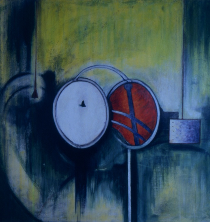 (T0239) Love Machine, 1994, acrylique sur toile, 130 x 130 cm (2839 visites) (T0239) Love Machine, 1994, acrylique sur toile, 130 x 130 cm