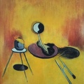 (T0244) Scène de ménage, 1994, acrylique sur toile, 146 x 114 cm