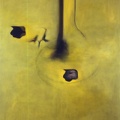 (T0251) Deux ombres, 1995, acrylique sur toile, 146 x 114 cm
