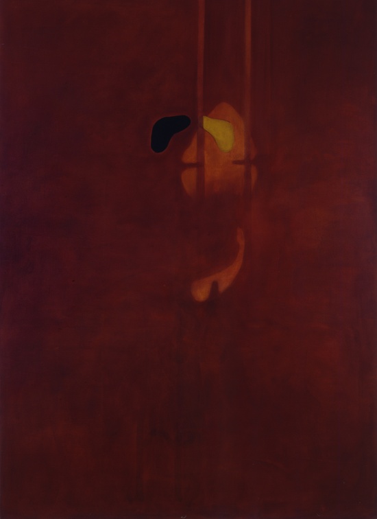 (T0252) Pénombre, 1995, acrylique sur toile, 162 x 114 cm (2723 visites) (T0252) Pénombre, 1995, acrylique sur toile, 162 x 114 cm