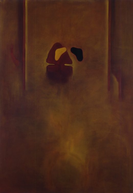(T0253) Pénombre 2, 1995, acrylique sur toile, 162 x 114 cm (3030 visites) (T0253) Pénombre 2, 1995, acrylique sur toile, 162 x 114 cm