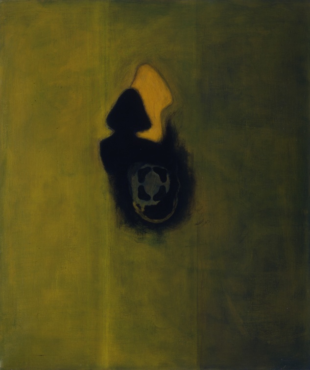 (T0257) Sans titre, 1995, acrylique sur toile, 55 x 44 cm (2998 visites) (T0257) Sans titre, 1995, acrylique sur toile, 55 x 44 cm