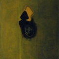 (T0257) Sans titre, 1995, acrylique sur toile, 55 x 44 cm