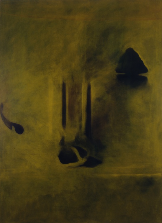 (T0264) Pénombre 5, 1996, acrylique sur toile, 162 x 114 cm (3277 visites) (T0264) Pénombre 5, 1996, acrylique sur toile, 162 x 114 cm