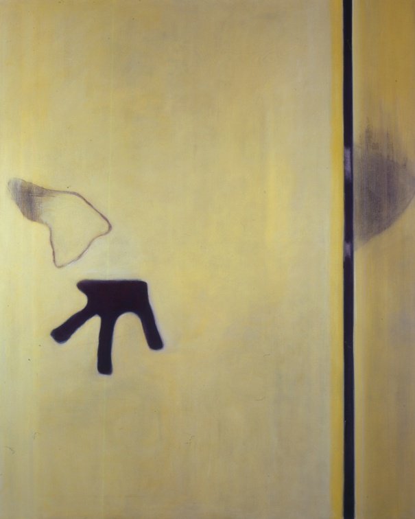 (T0267) Trépied 2, 1996, acrylique sur toile, 146 x 114 cm (3141 visites) (T0267) Trépied 2, 1996, acrylique sur toile, 146 x 114 cm