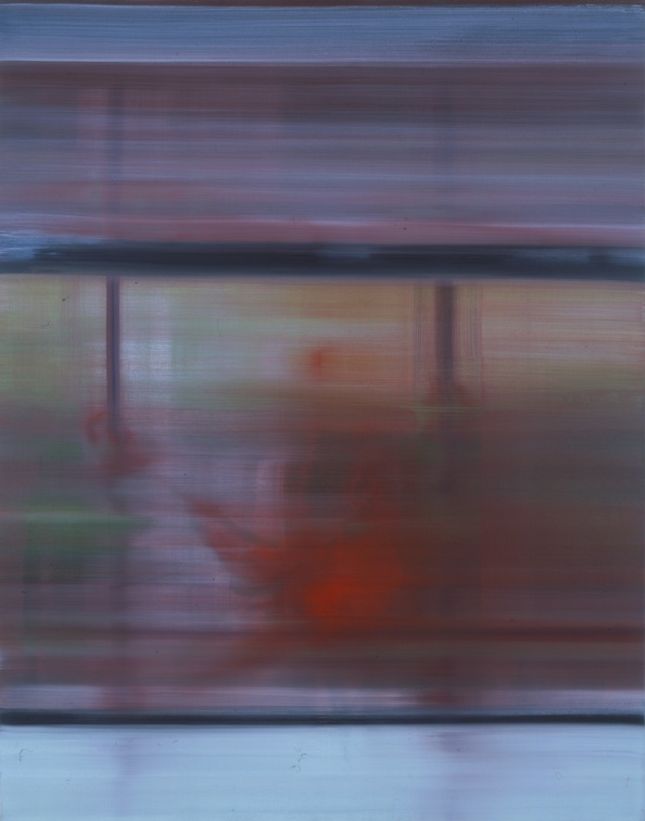 (T0284) Rideau, 1999, acrylique sur toile, 146 x 114 cm