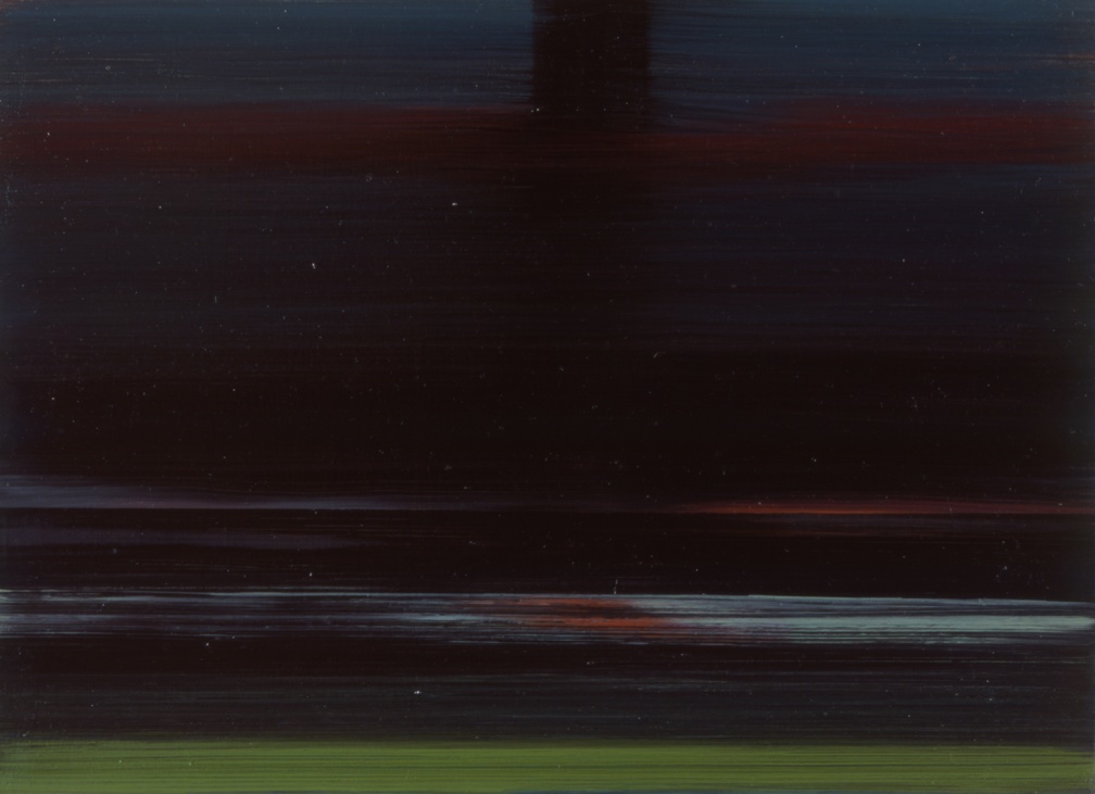 (T0289) Bagnolet, 2000, acrylique sur toile, 24 x 33 cm