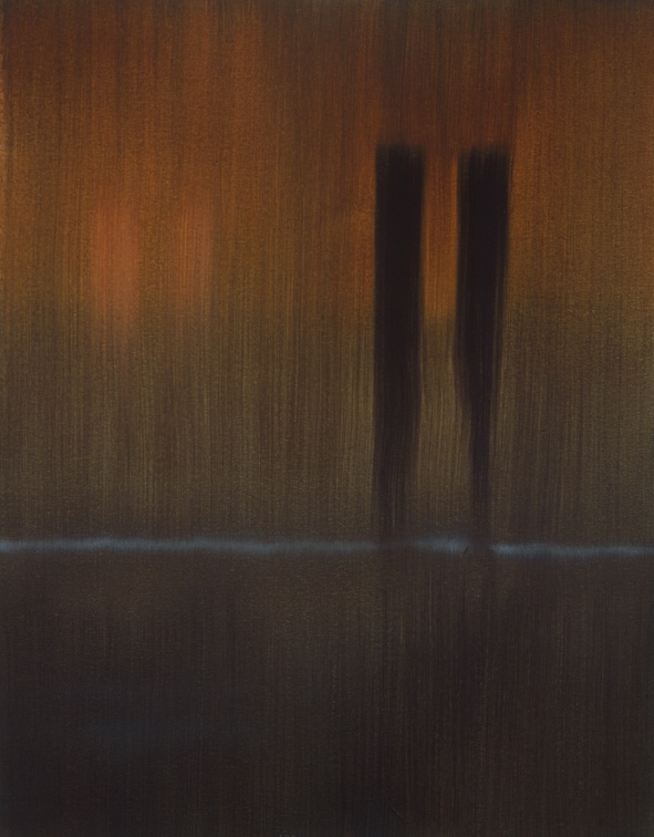 (T0290) Bagnolet 2, 2000, acrylique sur toile, 35 x 27 cm (9530 visites) (T0290) Bagnolet 2, 2000, acrylique sur toile, 35 x 27 cm