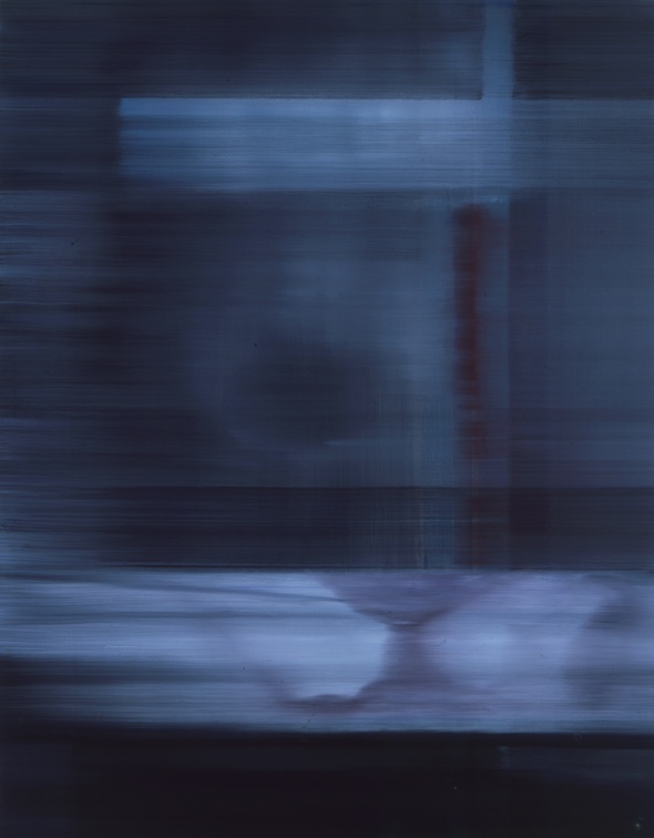 (T0292) Chambre décho, 2000, acrylique sur toile, 146 x 114 cm (9148 visites) (T0292) Chambre décho, 2000, acrylique sur toile, 146 x 114 cm