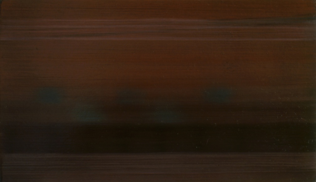 (T0296) Dépassement, 2000, acrylique sur toile, 19 x 27 cm