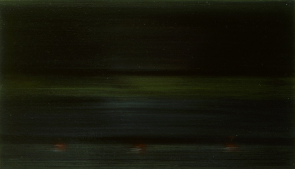 (T0298) Dépassement 3, 2000, acrylique sur toile, 19 x 27 cm (8787 visites) (T0298) Dépassement 3, 2000, acrylique sur toile, 19 x 27 cm