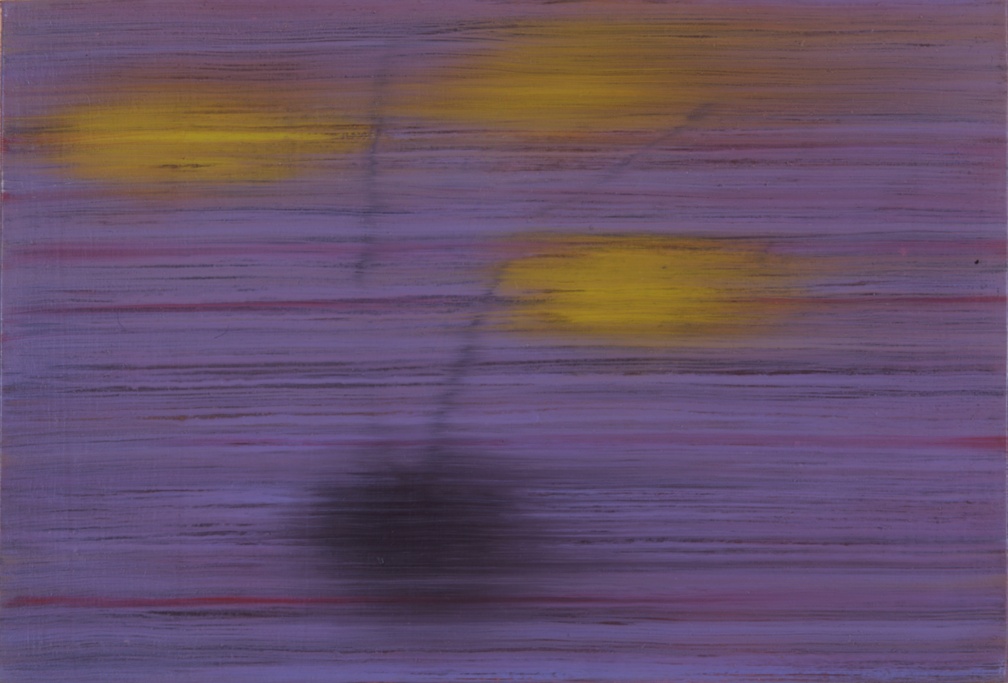 (T0304) Écho 6, 2000, acrylique sur toile, 24 x 35 cm (5711 visites) (T0304) Écho 6, 2000, acrylique sur toile, 24 x 35 cm
