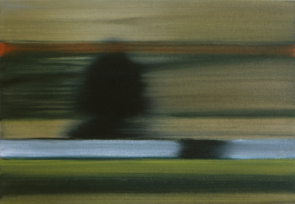 (T0319) Paris-Genève 3, 2000, acrylique sur toile, 19 x 27 cm (3753 visites) (T0319) Paris-Genève 3, 2000, acrylique sur toile, 19 x 27 cm