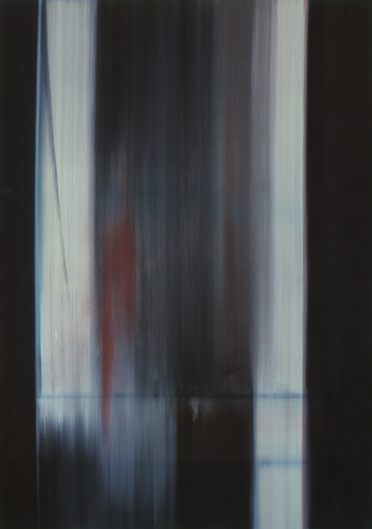 (T0326) Paysage vertical, 2000, acrylique sur toile, 162 x 114 cm