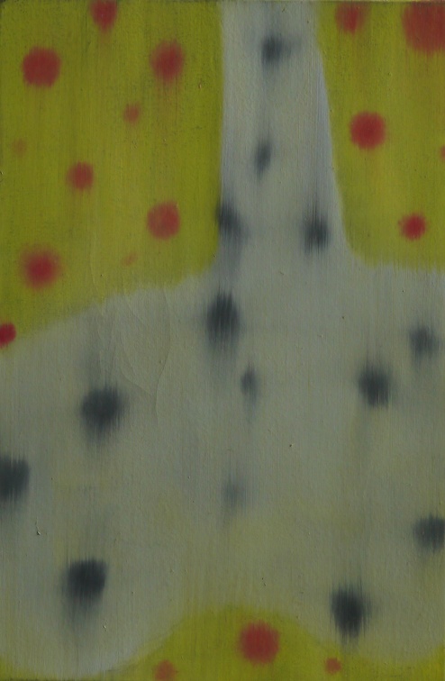 (T0329) Peinture malade, 2000, acrylique sur toile, 24 x 16 cm