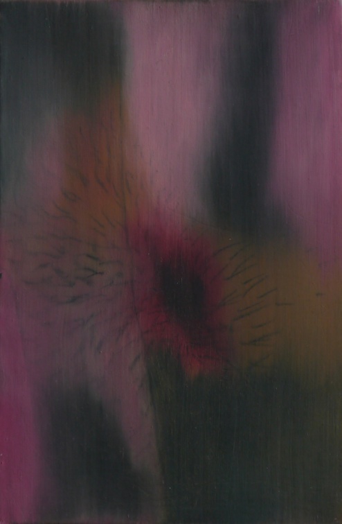 (T0334) Poils, 2000, acrylique sur toile, 24 x 16 cm (15679 visites) (T0334) Poils, 2000, acrylique sur toile, 24 x 16 cm