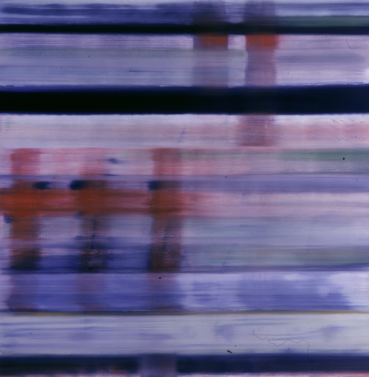 (T0357) Carré 6, 2001, acrylique sur toile, 130 x 130 cm