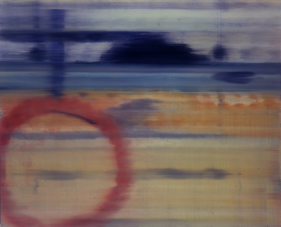 (T0358) Céder le passage, 2001, acrylique sur toile, 114 x 146 cm