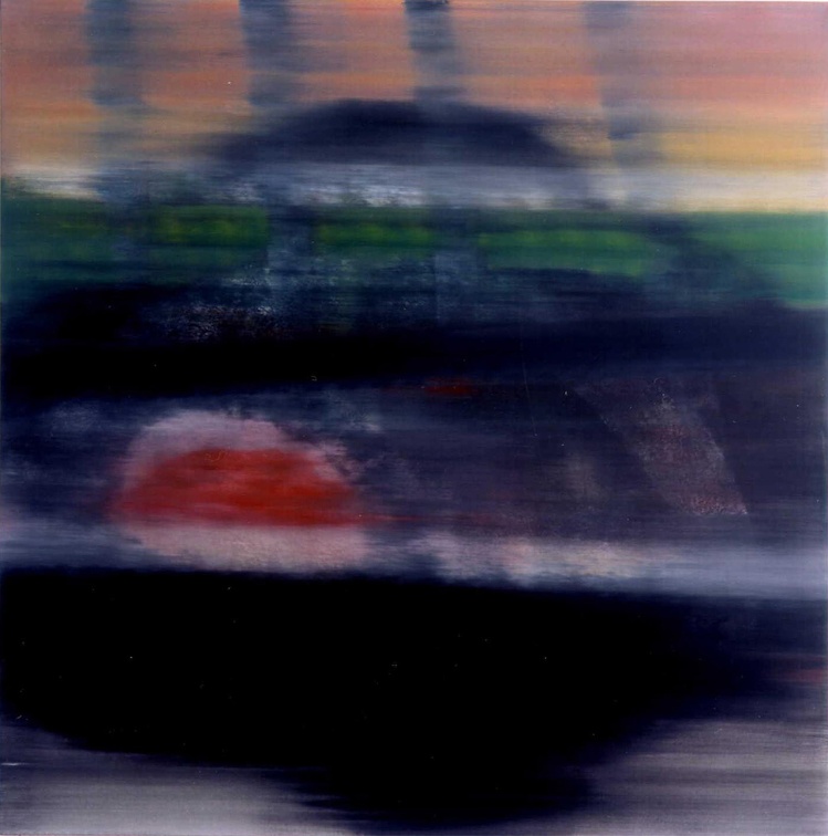 (T0393) Deux roues, 2002, acrylique sur toile, 200 x 200 cm (1512 visites) (T0393) Deux roues, 2002, acrylique sur toile, 200 x 200 cm