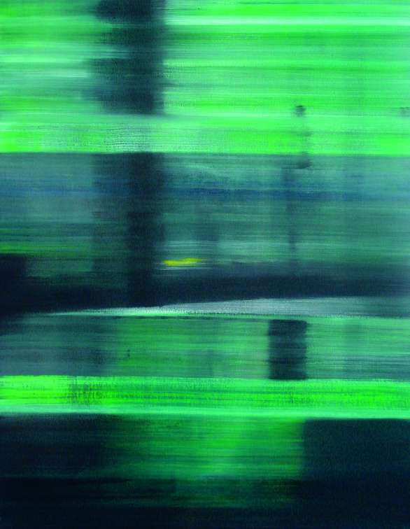 (T0399) Figure verticale 6, 2002, acrylique sur toile, 146 x 114 cm (23587 visites) (T0399) Figure verticale 6, 2002, acrylique sur toile, 146 x 114 cm