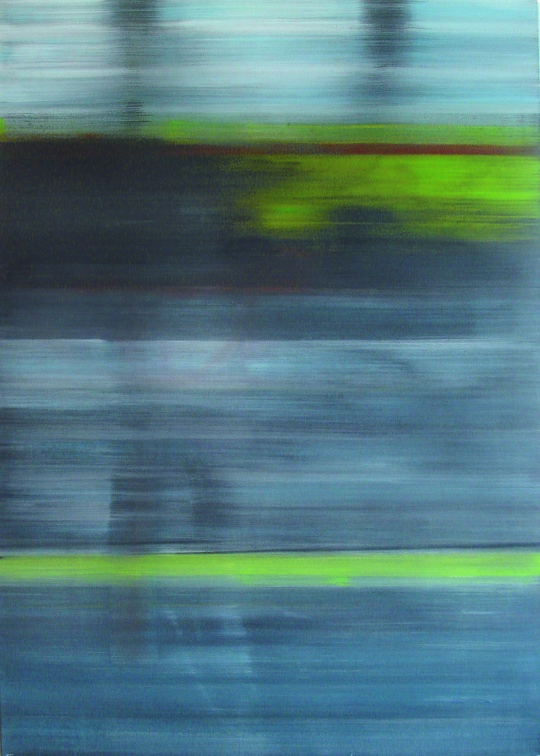 (T0425) Paysage vertical 3, 2002, acrylique sur toile, 162 x 114 cm (20555 visites) (T0425) Paysage vertical 3, 2002, acrylique sur toile, 162 x 114 cm